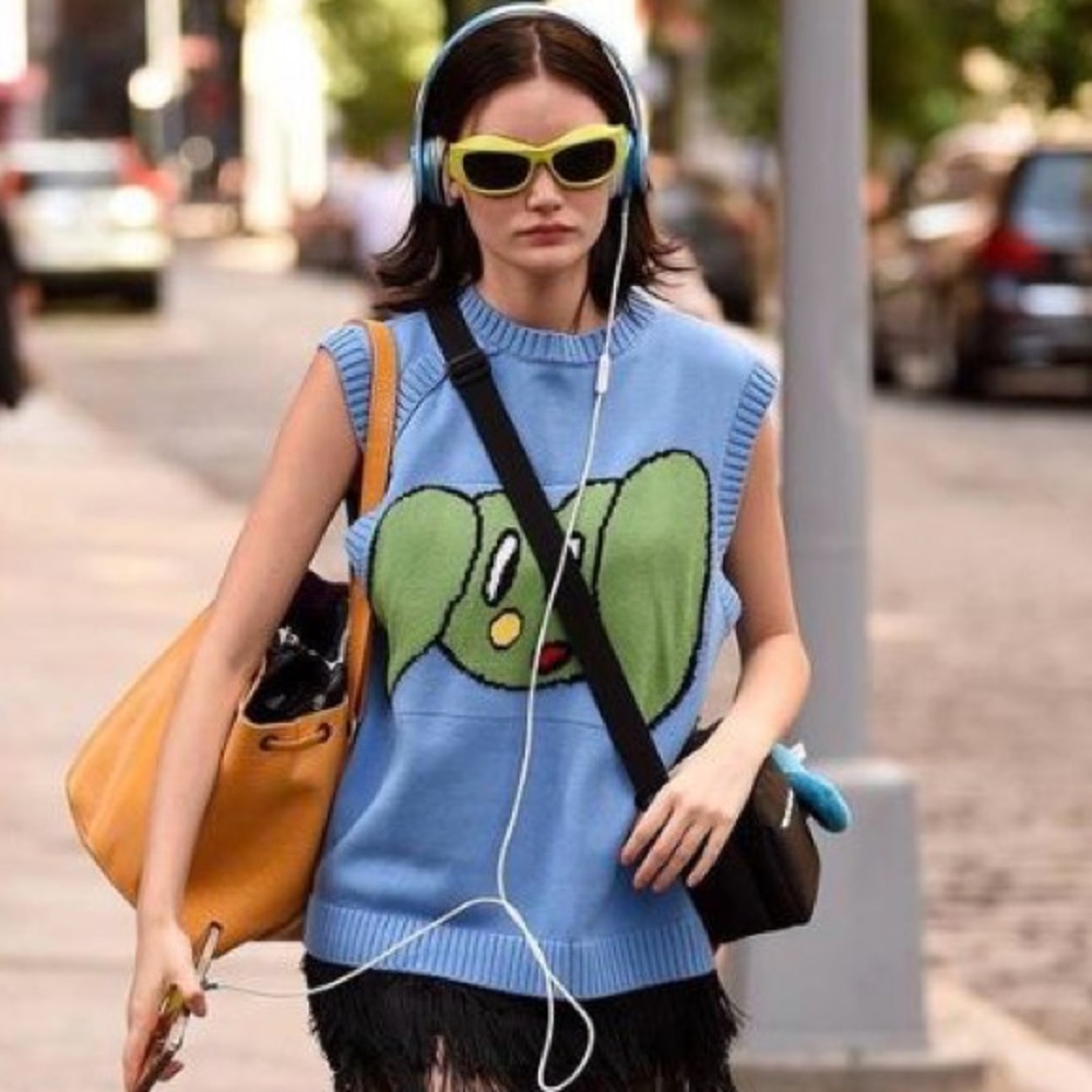 Kina & Tam limited edition blue vest